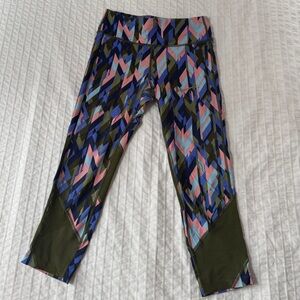 Nike Dri Fit Multicolor Geometric Leggings